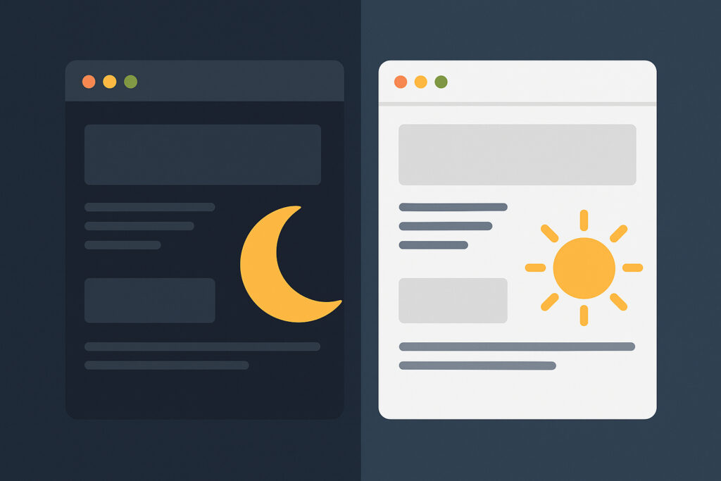 Dark mode – trendi vai pysyvä osa käyttöliittymää?