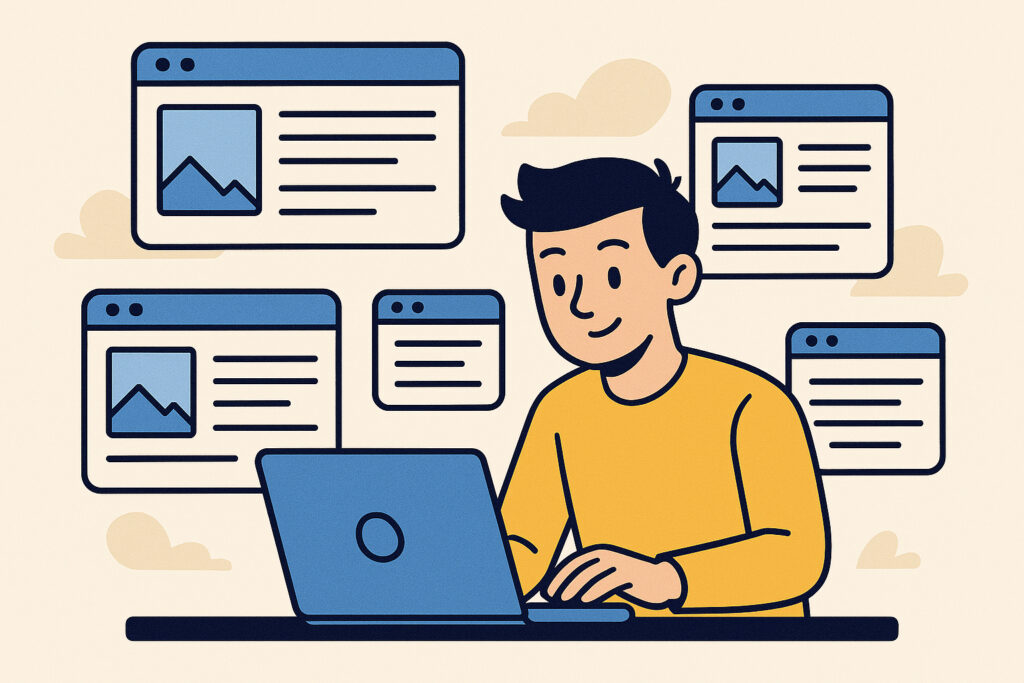 Kuinka monta sivua kotisivuilla pitää olla?