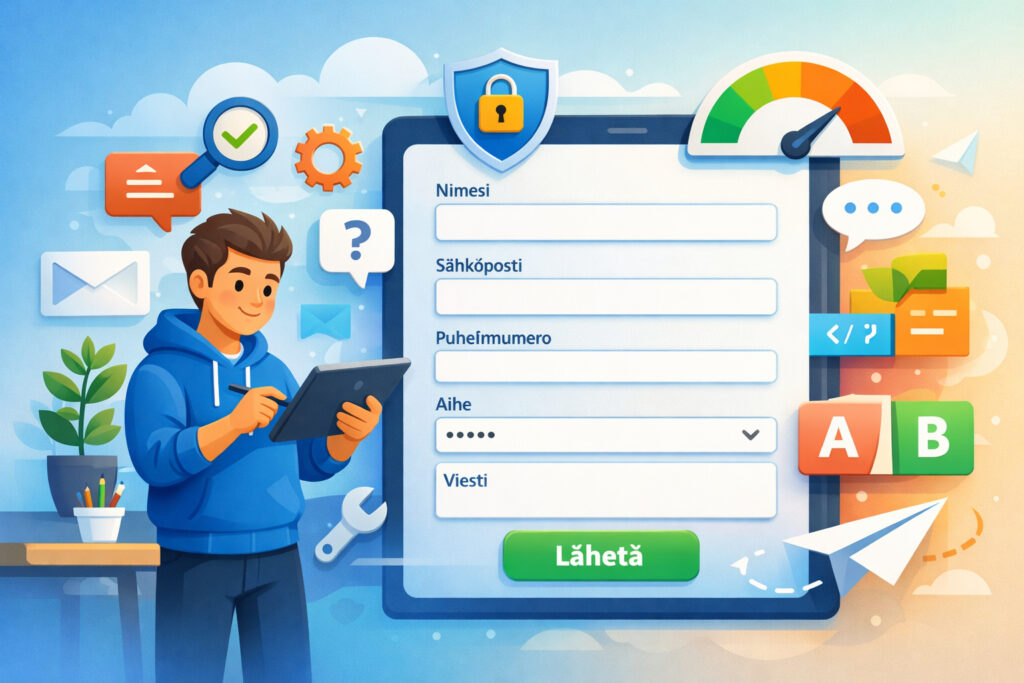 Miten rakentaa tehokas yhteystietolomake?