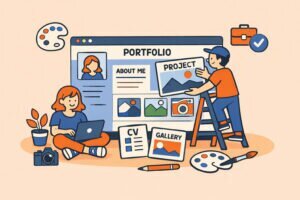 Miten rakentaa toimiva portfolio-sivu kotisivuille?