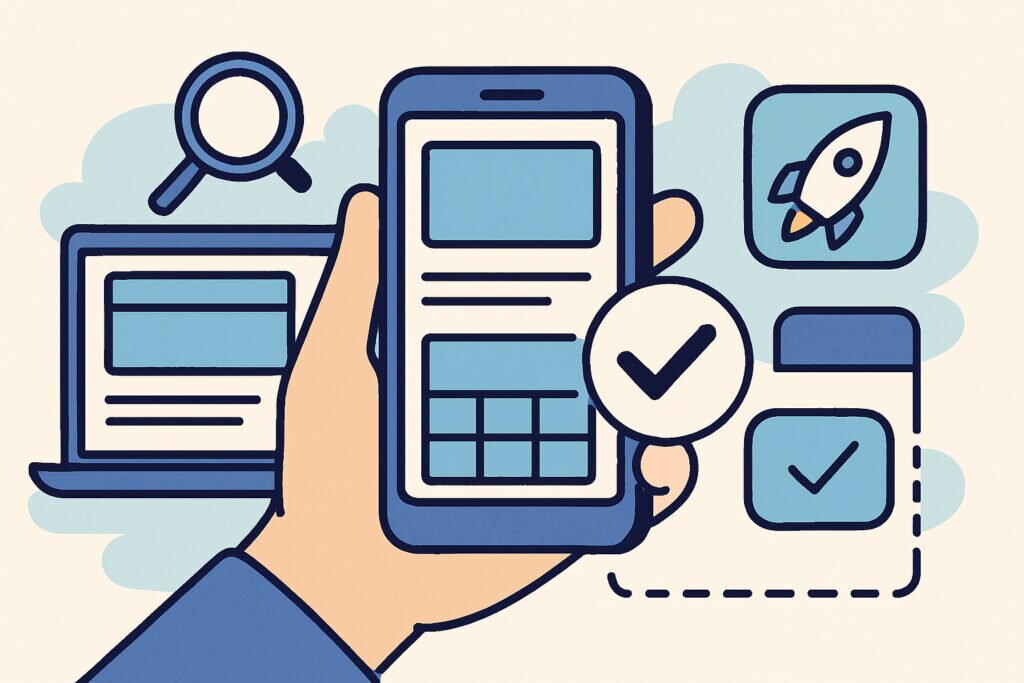 Miten testata kotisivujen toimivuus mobiilissa?