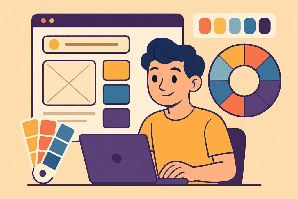 Miten valita oikea värimaailma kotisivuille?