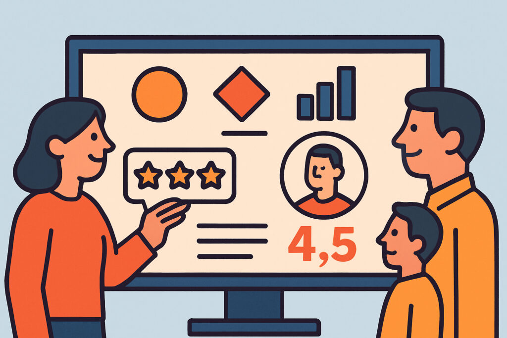 Sosiaalinen todiste kotisivuilla: arvostelut, logot ja luvut