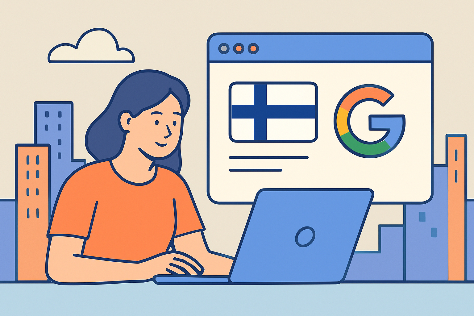 Suomenkielisten kotisivujen kieliasetukset Googlelle
