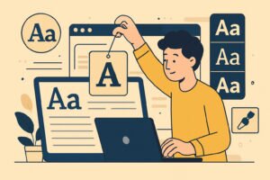 Typography kotisivuilla: fonttivalinnat vaikuttavat